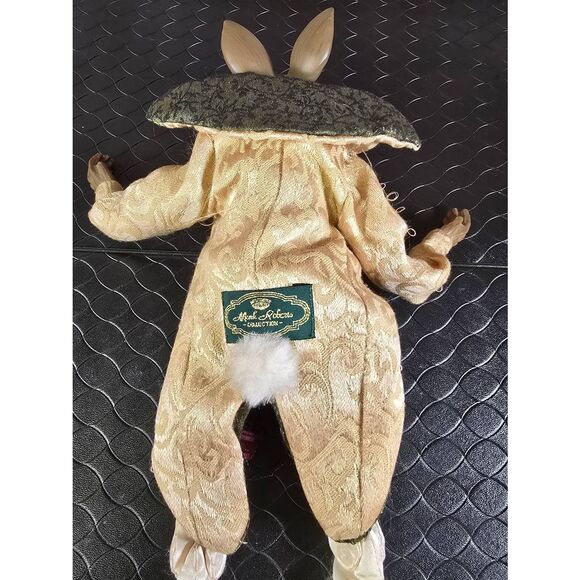 Mark Roberts Poseable Shelf Sitter Rabbit #B15 - Picture 5 of 7